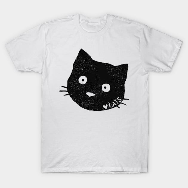 Love Cats T-Shirt by MaeveDuck